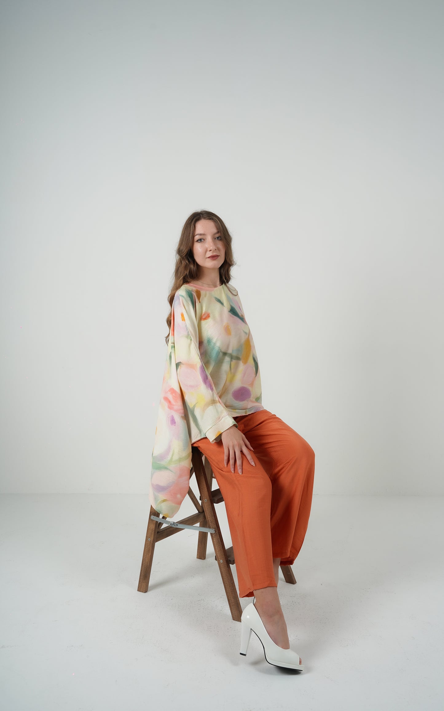 Abstract Elegance Kaftan set