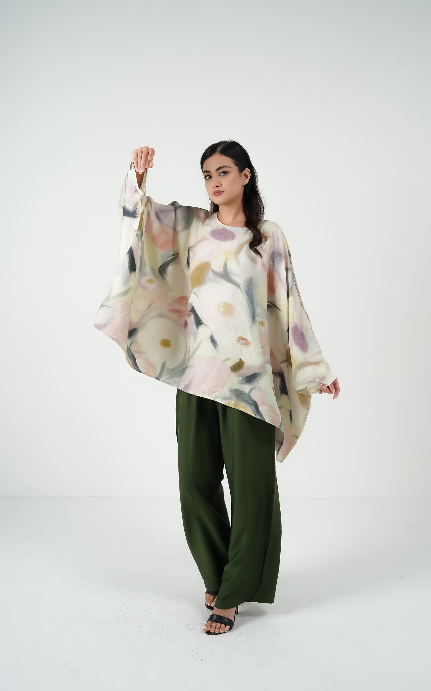 Abstract Elegance Kaftan set