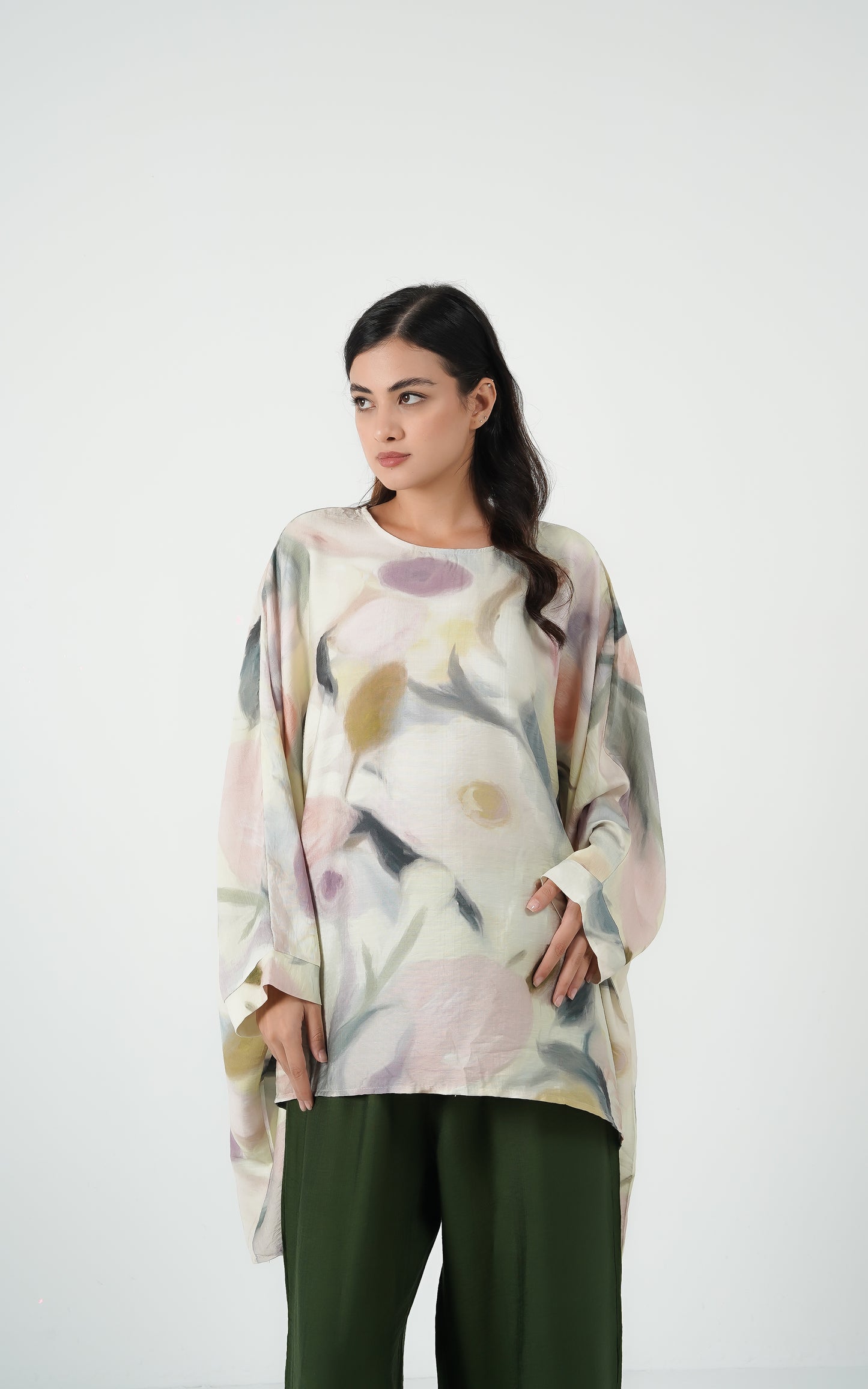 Abstract Elegance Kaftan set