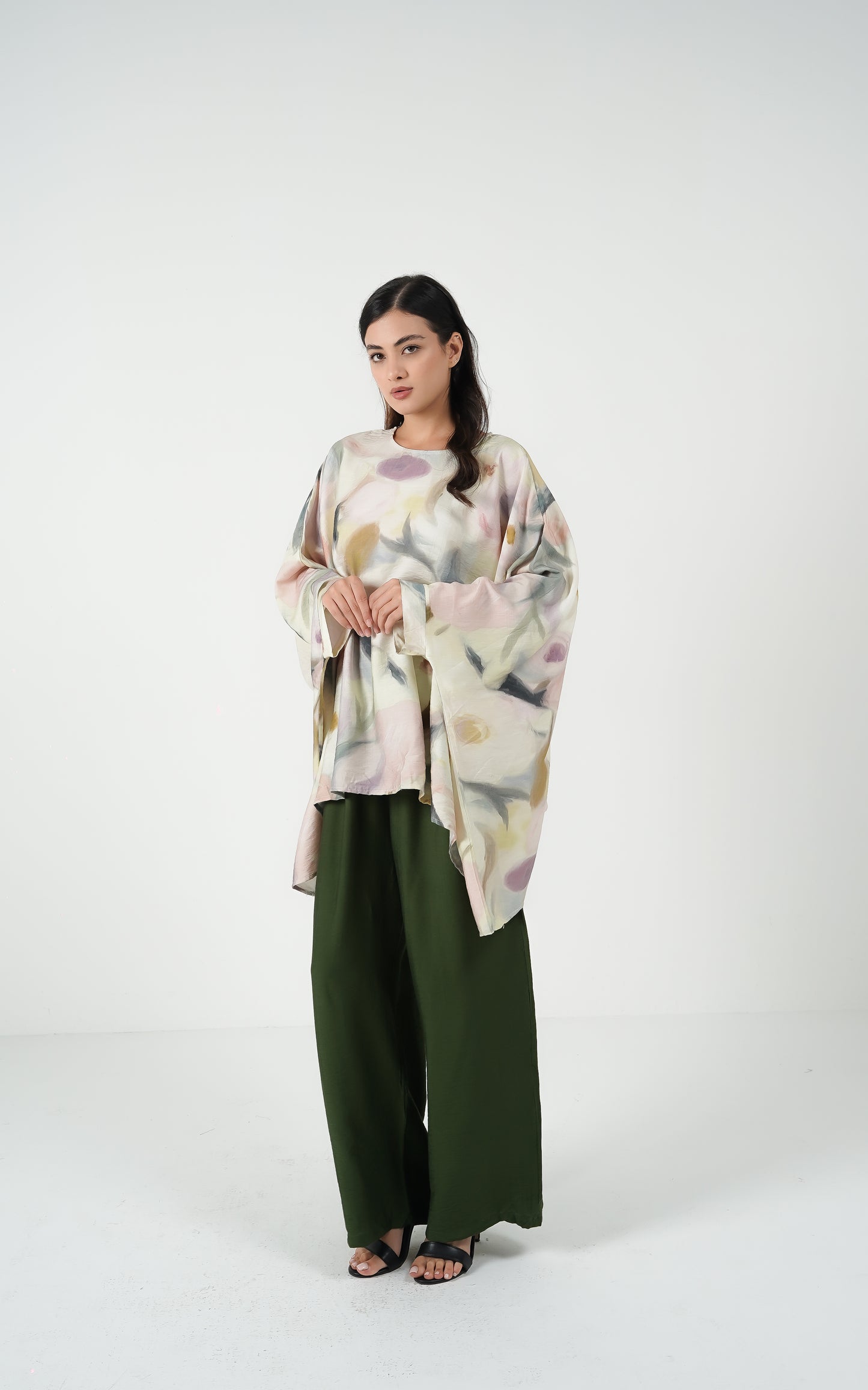 Abstract Elegance Kaftan set