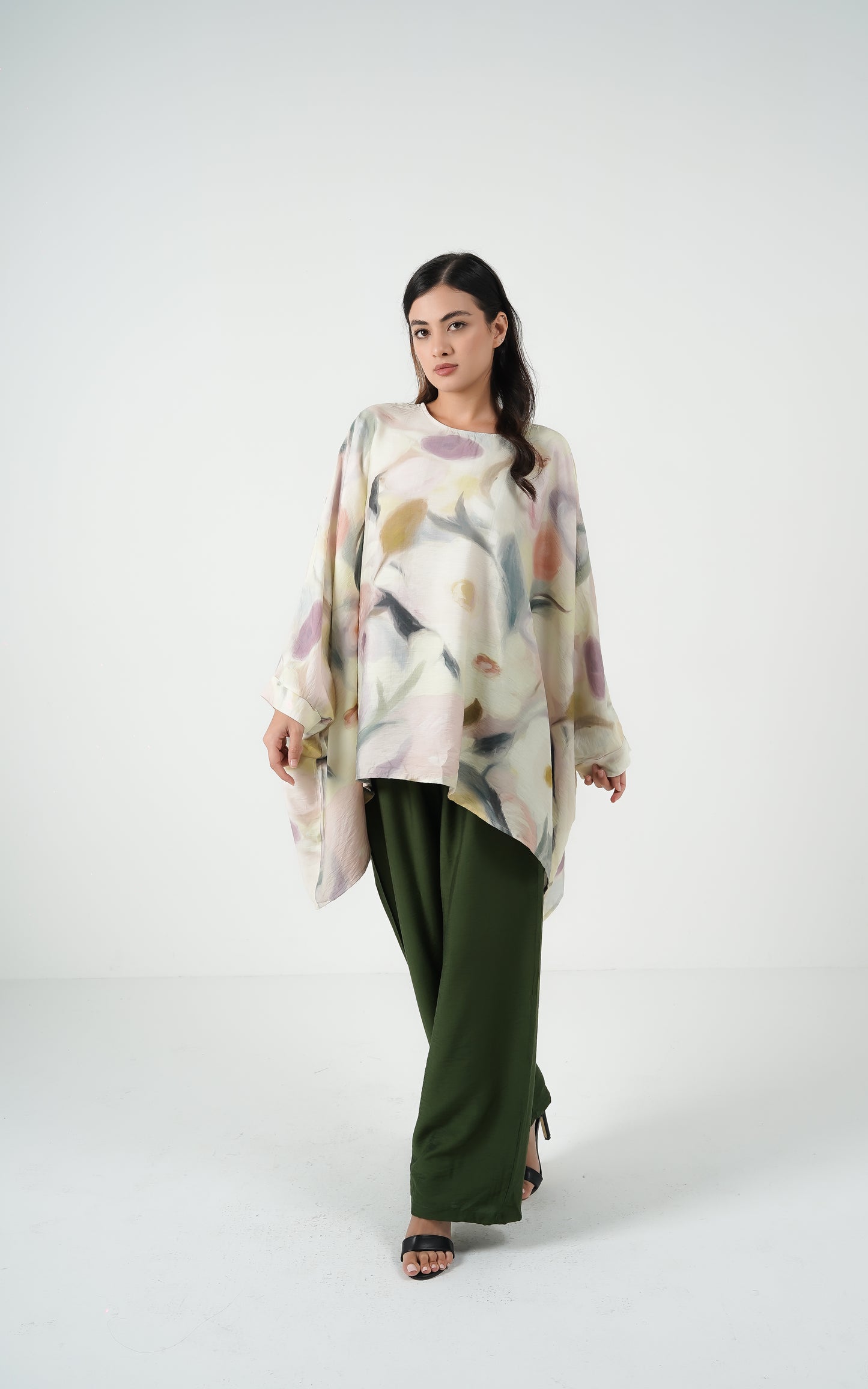 Abstract Elegance Kaftan set