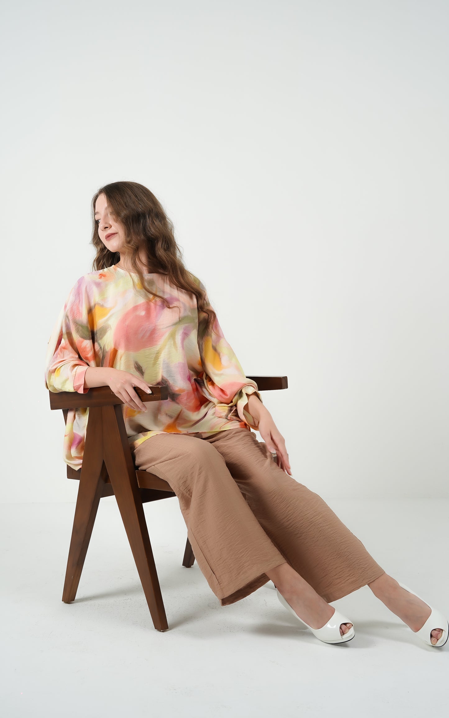 Abstract Elegance Kaftan set