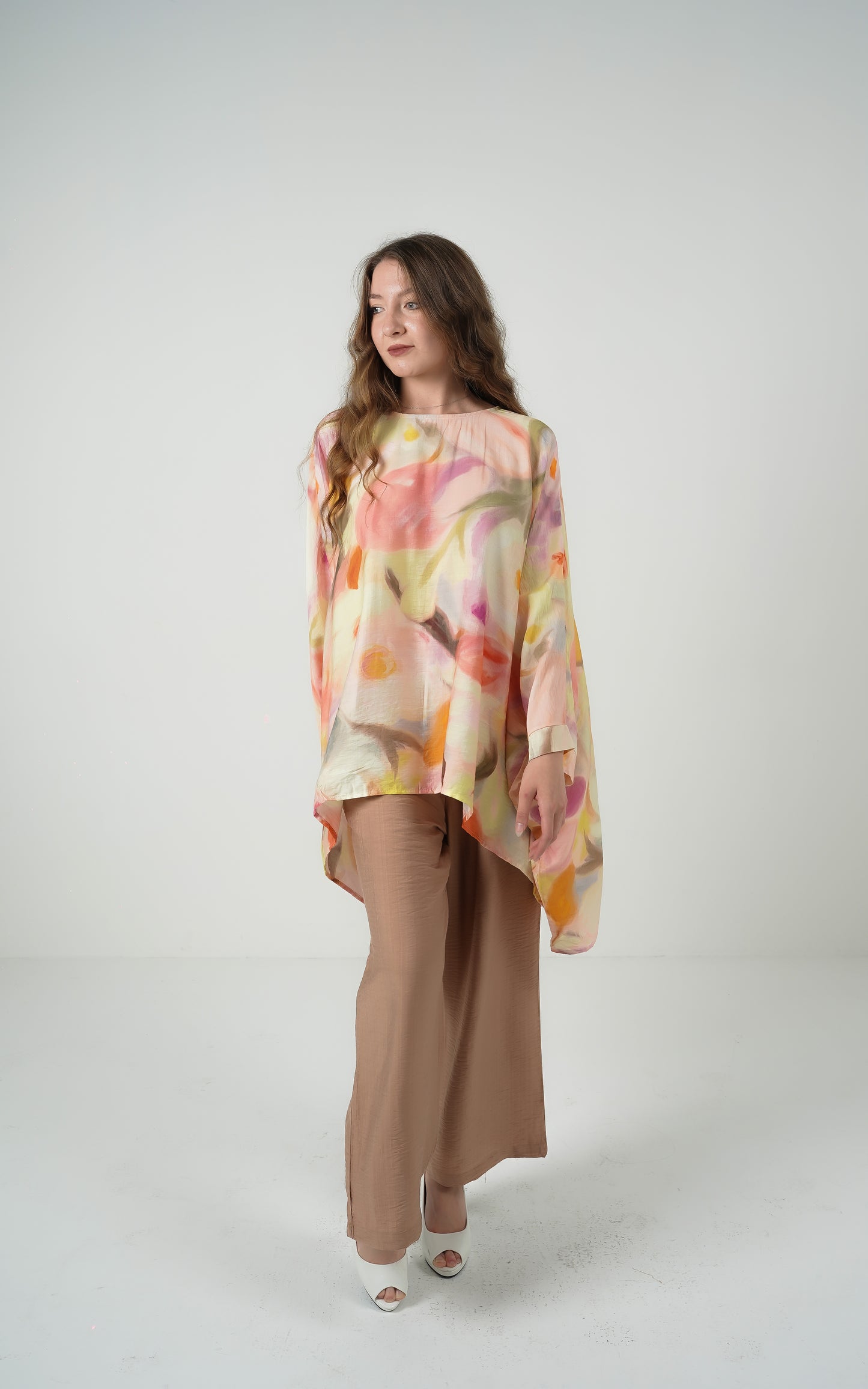 Abstract Elegance Kaftan set